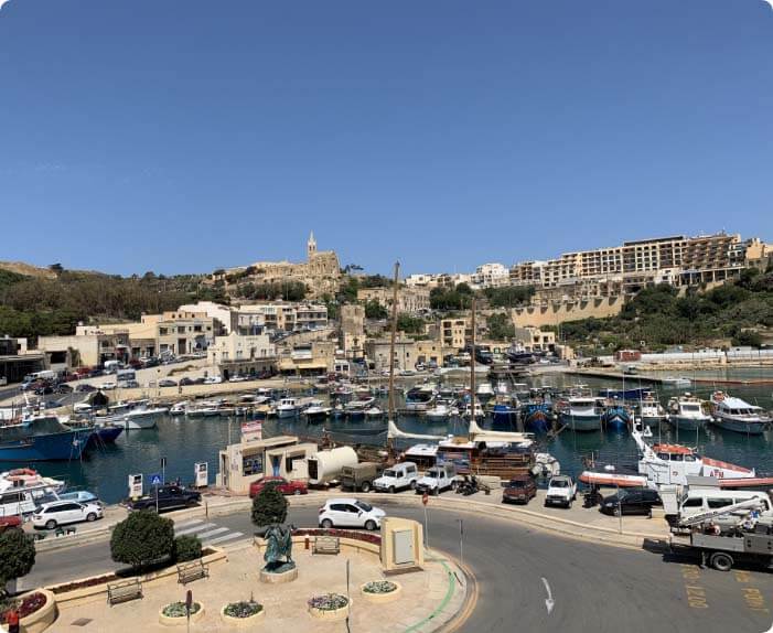 Hamnen på Gozo